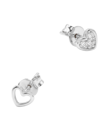 Heart Silver Stud Earring STS-7046